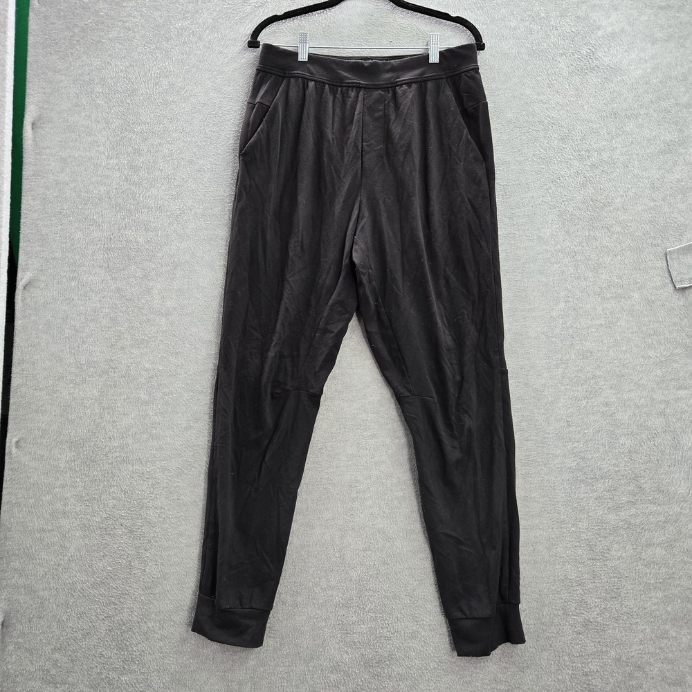 Lululemon Men‎ Activewear Pants M Black Joggers Intent Zipper 29" Inseam